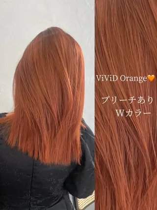 セミロング カラー aoi/暖色カラー/ プツッとボブ🎀のヘアスタイル