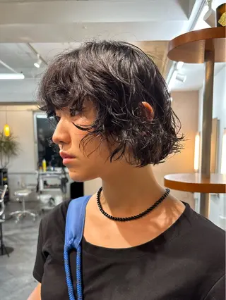 ショート カジュアルパーマ 🌿オグマショウのヘアスタイル