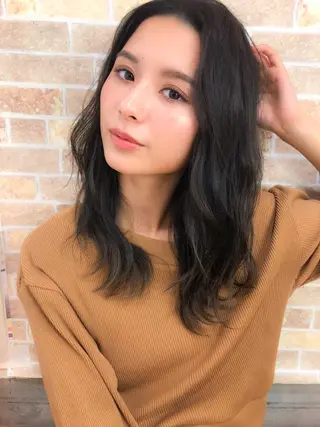 セミロング 【髪質改善】 川津翔太のヘアスタイル