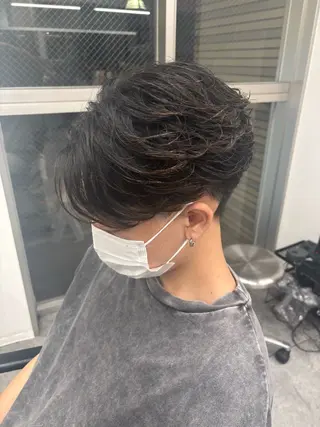 メンズ メンズ特化✨️ 韓国風パーマ🔥一八のヘアスタイル
