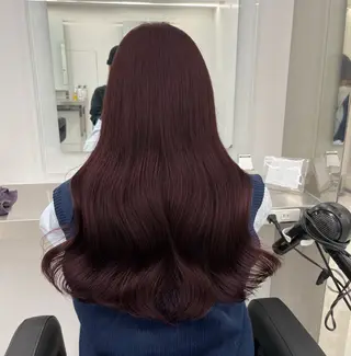ロング カラー ヘアアレンジ 🎀Nanako🦢 暖色girly🪽‪のヘアスタイル