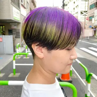 ショート カラー GO TODAY シェアサロン 原宿Verno店所属・ブリーチ/髪質改善/ ボブ特化/よしきのヘアスタイル