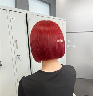 ショート カラー ヘアアレンジ ハイトーン/透明感 髪質改善/rinaのヘアスタイル