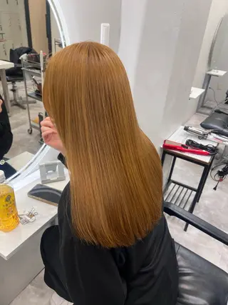 セミロング カラー flamme 🫧yumiのヘアスタイル