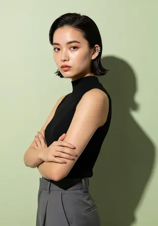 ショート Halo/長居美容室 ショート/ROKIのヘアスタイル
