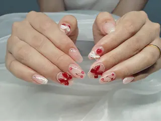 ネイル FanFan 長さ出し専門のネイルデザイン