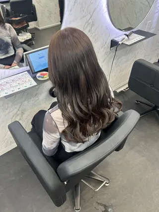 ロング カラー 韓国艶カラー 🇰🇷💎MIUのヘアスタイル