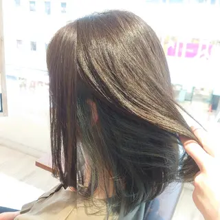 カラー ミディアム E Komo hair所属・Wow❕E Komo hair 永井一輝のヘアスタイル