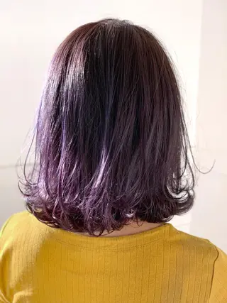 ミディアム カラー SALOWIN名古屋本山店所属・🍏ナガヤマ ヒデアキ🍏のヘアスタイル