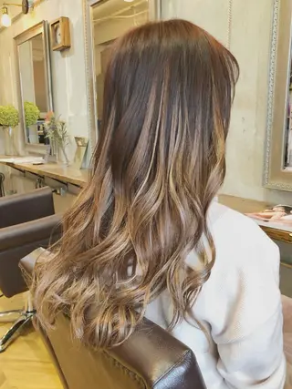 ロング カラー エクステ指名No.1 【店長】橘田のヘアスタイル