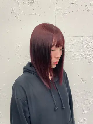 ミディアム カラー コーンロウ／ブレイズ SYUのヘアスタイル