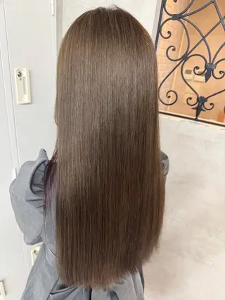 セミロング 🧋ミルクティー 職人🧋のヘアスタイル