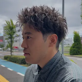 パーマ メンズ メンズサロンRomë 菜里のヘアスタイル