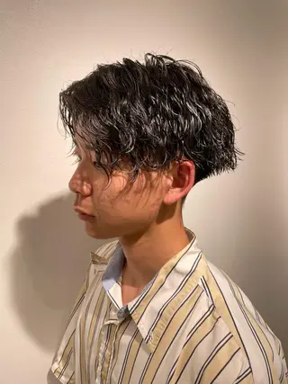ショート パーマ メンズ メンズ特化美容師小島 慧太のヘアスタイル
