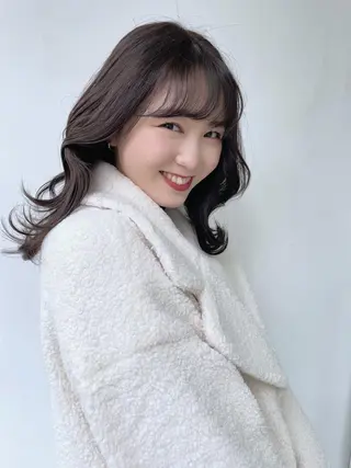 ミディアム 🍨モテベージュ🩰 miraiのヘアスタイル