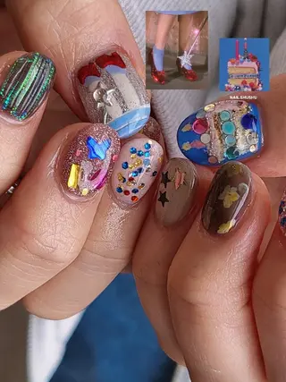 ネイル 3dパーツ/流行り 👧shushu❤️のネイルデザイン