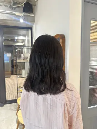 ミディアム カラー 中里　凜 /自由が丘のヘアスタイル