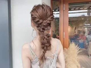 ロング カラー rubik's京橋 店のヘアスタイル