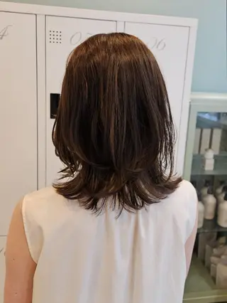 ミディアム カラー ミク🇰🇷 /Agu hairのヘアスタイル