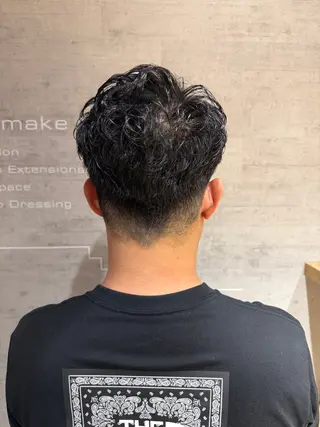 ショート パーマ 田中 清司のヘアスタイル