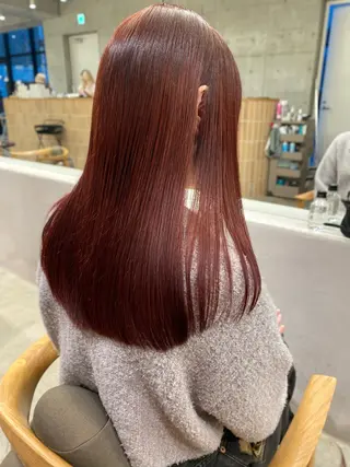 ロング カラー レイヤー/柔色 カラー/SAkiのヘアスタイル