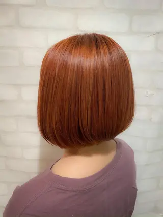 ショート カラー 髪質改善カラー🫧 舘田千乃のヘアスタイル