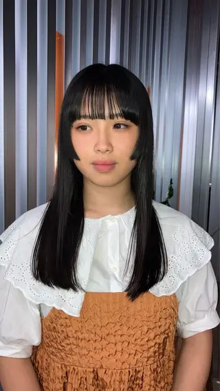 ロング [ ]Shiro シロ 熊谷 美容室所属・韓国系レッドカラー mikuのヘアスタイル