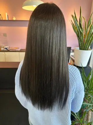 セミロング 阿倍野/髪質改善 /縮毛矯正/坪田幸広のヘアスタイル