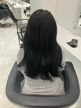 ロング カラー ヘアアレンジ 🫧透明感ラベンダー 似合わせ🫧あい🫧のヘアスタイル