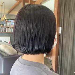 セミロング 加藤 実穂のヘアスタイル