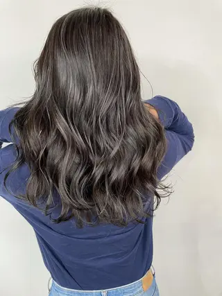 セミロング カラー 立川、北口.ans 黒木 和大のヘアスタイル