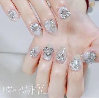 ネイル コネコネイルサロン モデル用のネイルデザイン