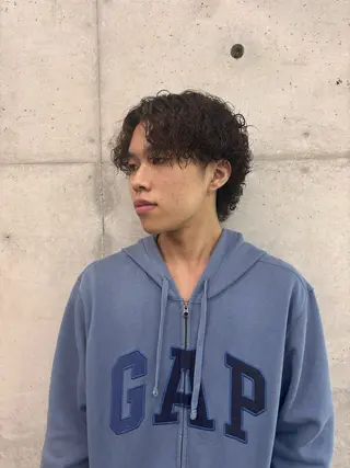 ショート パーマ メンズ LOMARLIE YUSUKE🫧のヘアスタイル