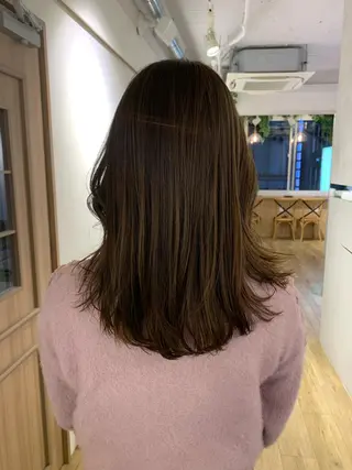 セミロング Door代官山所属・詩織/パーマ /代官山のヘアスタイル