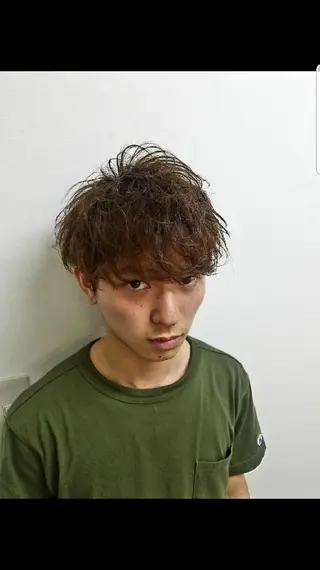 カラー メンズ 高橋 功大のヘアスタイル