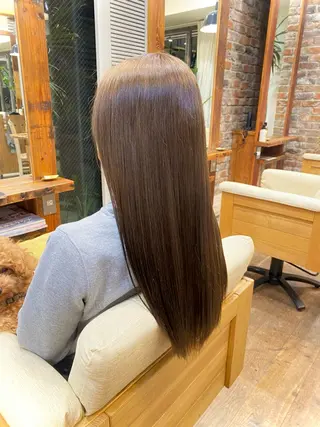 セミロング ‎🤍透明感カラー 【仙川】セリナ‎🤍のヘアスタイル