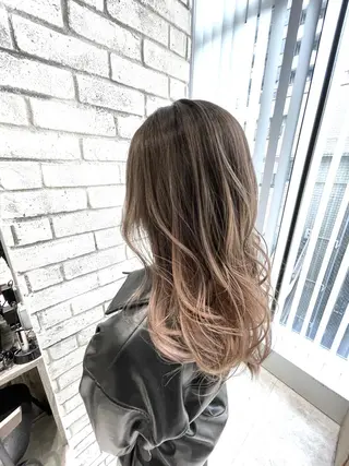 ロング カラー パーマ ヘアアレンジ メンズ キッズ ネイル マツエク・マツパ バレイヤージュ🌱 渡邉悟🌱のヘアスタイル