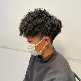 パーマ メンズ AMI ウルフパーマ/メンズのヘアスタイル