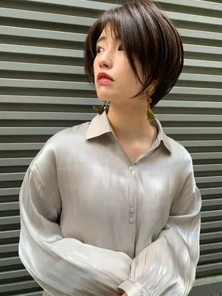 ショート calna by  elmo所属・ショート特化美容師 大阪京橋　大本　渉のヘアスタイル
