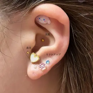 ネイル/耳つぼ /新ホワイトニングのネイルデザイン