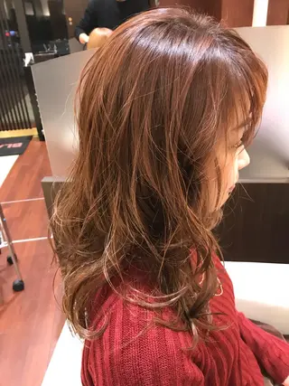 ロング カラー BIANCO北堀江 AKANEのヘアスタイル