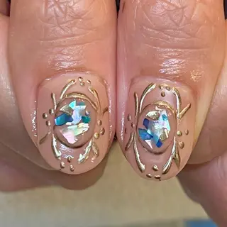 ショート カラー ネイル ネイルサロン リリーブランシュ所属・森 瑞紀のネイルデザイン