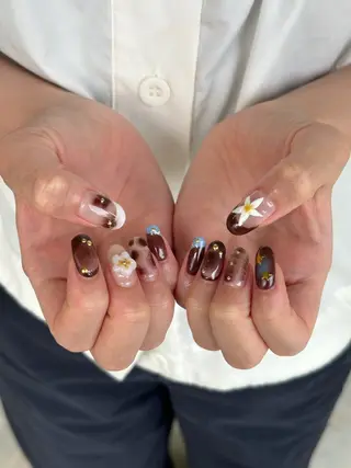 ネイル hinako /個性派ニュアンスのネイルデザイン