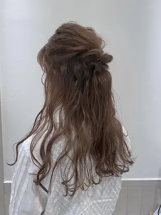 カラー ヘアアレンジ ✴︎まえた さやか✴︎のヘアスタイル