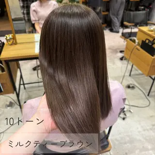 カラー 岡崎/ダブルカラー/ 髪質改善/新吾ありさのヘアスタイル