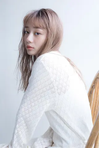 ロング 米川 沙妃のヘアスタイル