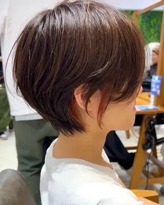 ショート カラー LucksiMie 銀座店所属・【韓国 レイヤー 髪質改善✨】かずのヘアスタイル