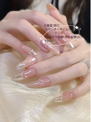 ネイル ラベンダー💖日暮里 ルル💖ネイルのネイルデザイン