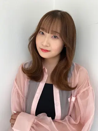 ロング ブリーチなしWカラー 🎀韓国ヘア/amiのヘアスタイル