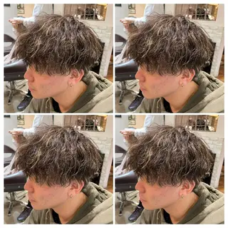 カラー パーマ メンズ 💎髪質改善/艶髪 荻原💎のヘアスタイル